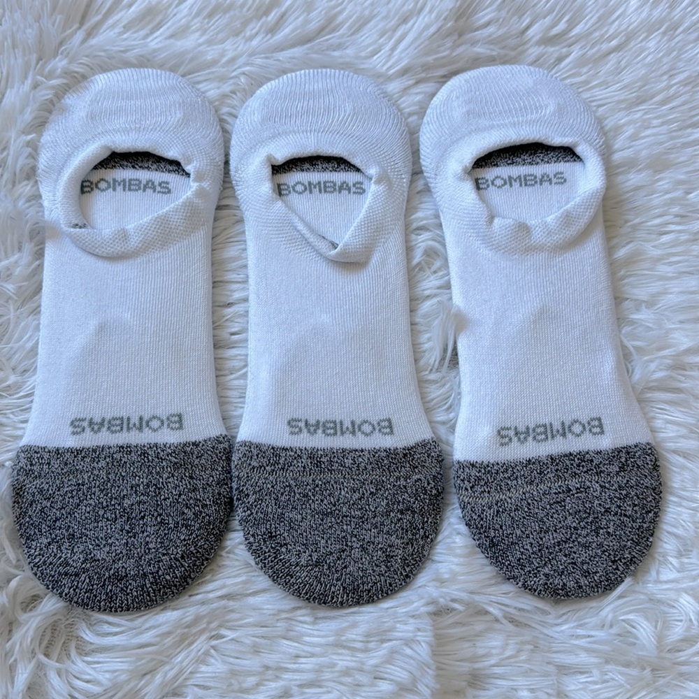 (3) Bombas Unisex No Show Cushioned Socks